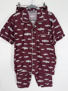 Baleno Pajama Set 100% Cotton Cars Size Medium
